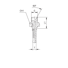 Фитинг Interlock Cast BSP наружная резьба ISO 8434-6 (BS 5200) Фитинг Interlock Cast BSP наружная резьба ISO 8434-6 (BS 5200)