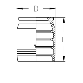 Муфта 1SN/2SN/2SC CS (без зачистки)