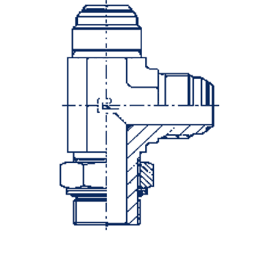 L-образные UNF/UN-2A, уплотнение тип G