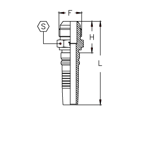 JIC Interlock наружная резьба конус 37°