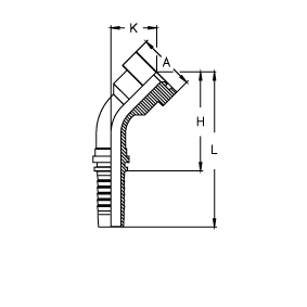 SUPERCAT фланец угол 45° SUPERCAT фланец угол 45°