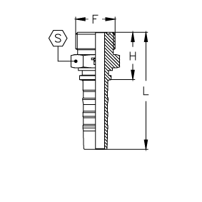 ORFS Наружная резьба ORFS Наружная резьба