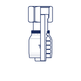 Внутр. резьб. нак. гайка (серия H) Внутр. резьб. нак. гайка (серия H)