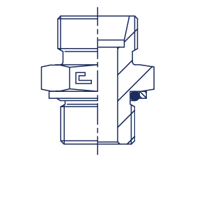 Прямые BSP уплотнение тип H