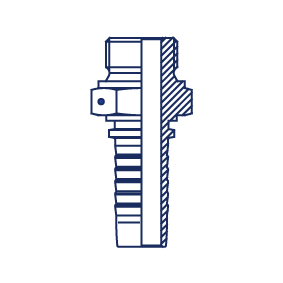 BSP Interlock наружная резьба конус 60°