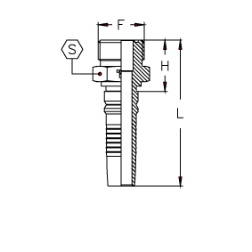 ORFS Interlock наружная резьба