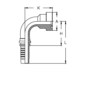 SUPERCAT фланец угол 90° SUPERCAT фланец угол 90°