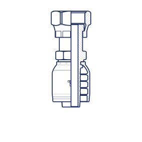 Двойная шест. предв. обж. гайка (серия H) Двойная шест. предв. обж. гайка (серия H)