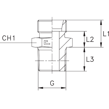 Прямые BSPT уплотнение тип C