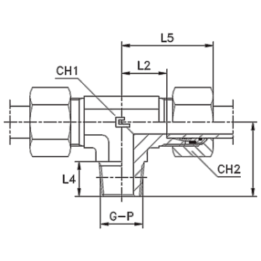 Т-образные BSPT уплотнение тип С в сборе с В4