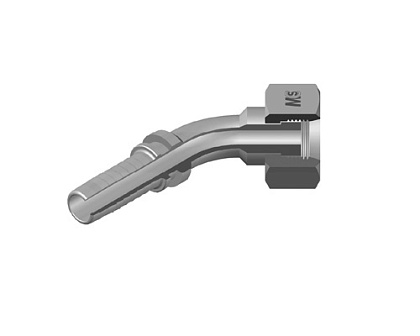 ORFS внутренняя резьба угол 45° - накидная гайка