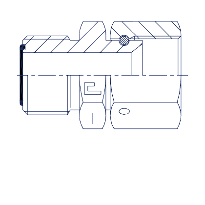 Внутренняя резьба переход на SAE J514