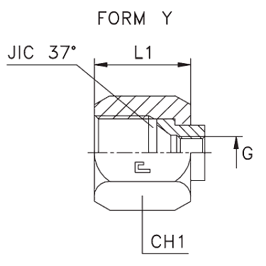 Гайка для измерительного прибора, резьба BSP