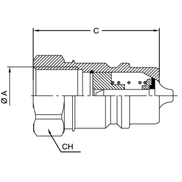 ISO A BSP Ниппель