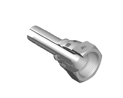 JIC внутренняя резьба конус 74° предварительно обжатая гайка JIC внутренняя резьба конус 74° предварительно обжатая гайка