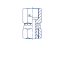 Прямые BSP обжатая гайка