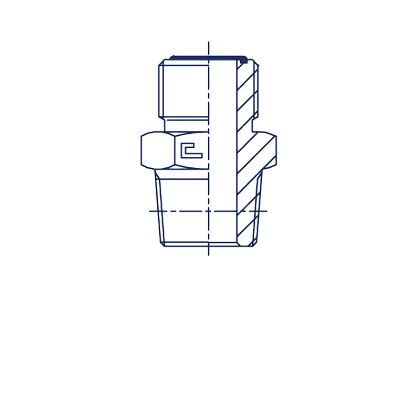 Прямые NPTF Прямые NPTF