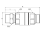 BSPP, штуцер - штуцер контр гайка