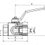 Кран шаровый метрика, DIN 2353 HEAVY SERIES