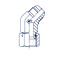 Угловые 45°