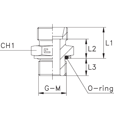 Прямые BSP уплотнение тип H